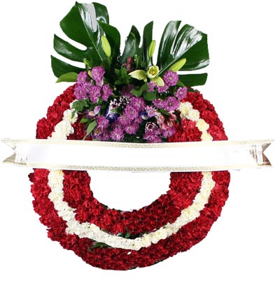 Economic funeral wreath